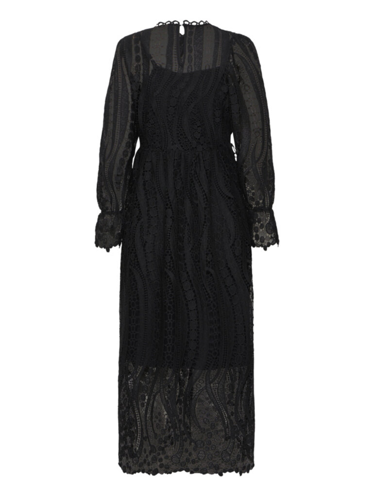 Fransa Crochet Lace Midi