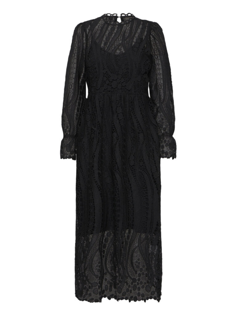 Fransa Crochet Lace Midi