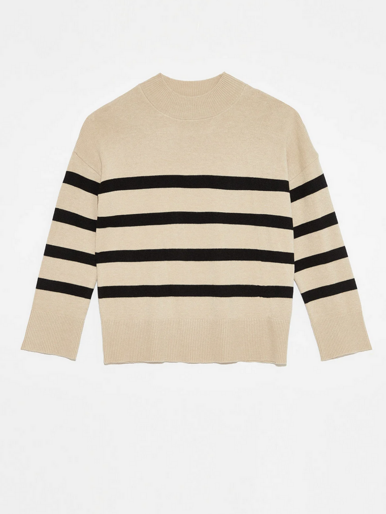 Deluc Beige & Black Knit