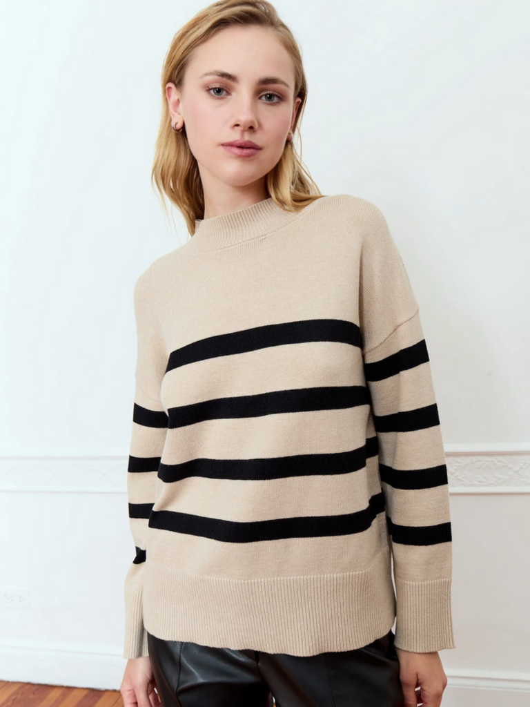 Deluc Beige & Black Knit