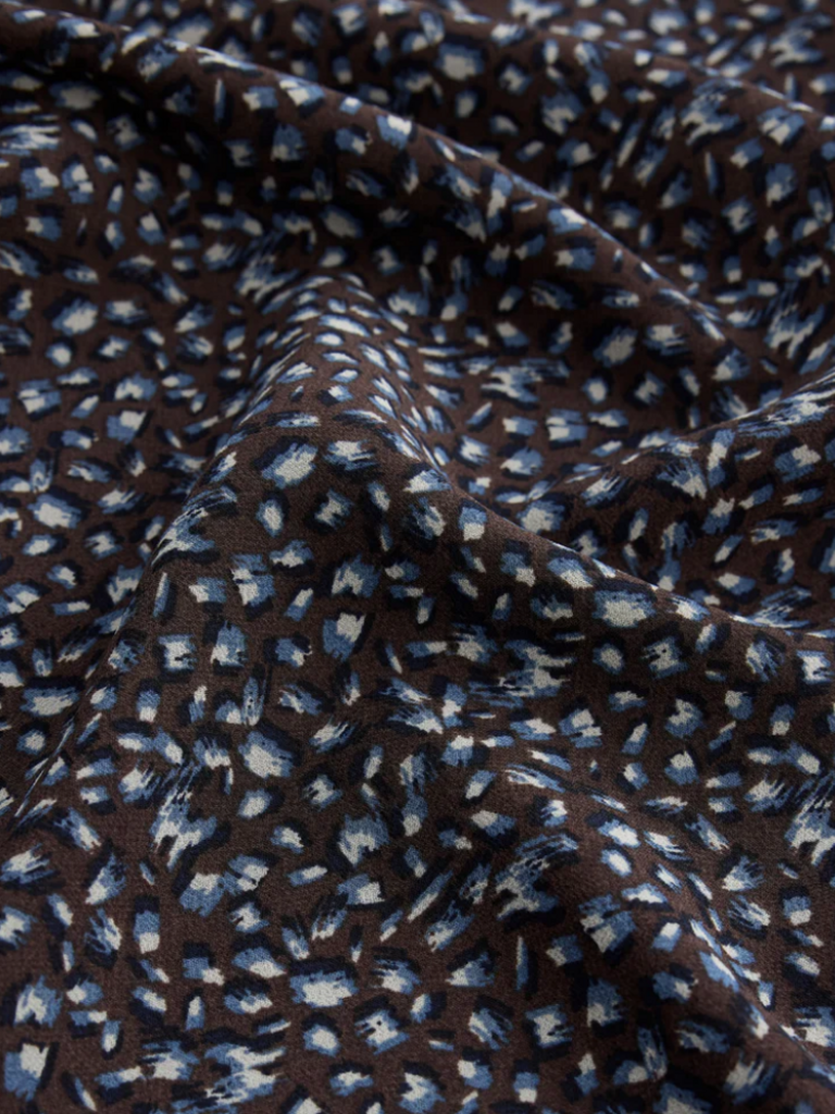 Z Supply Brown Blue Spot Skirt