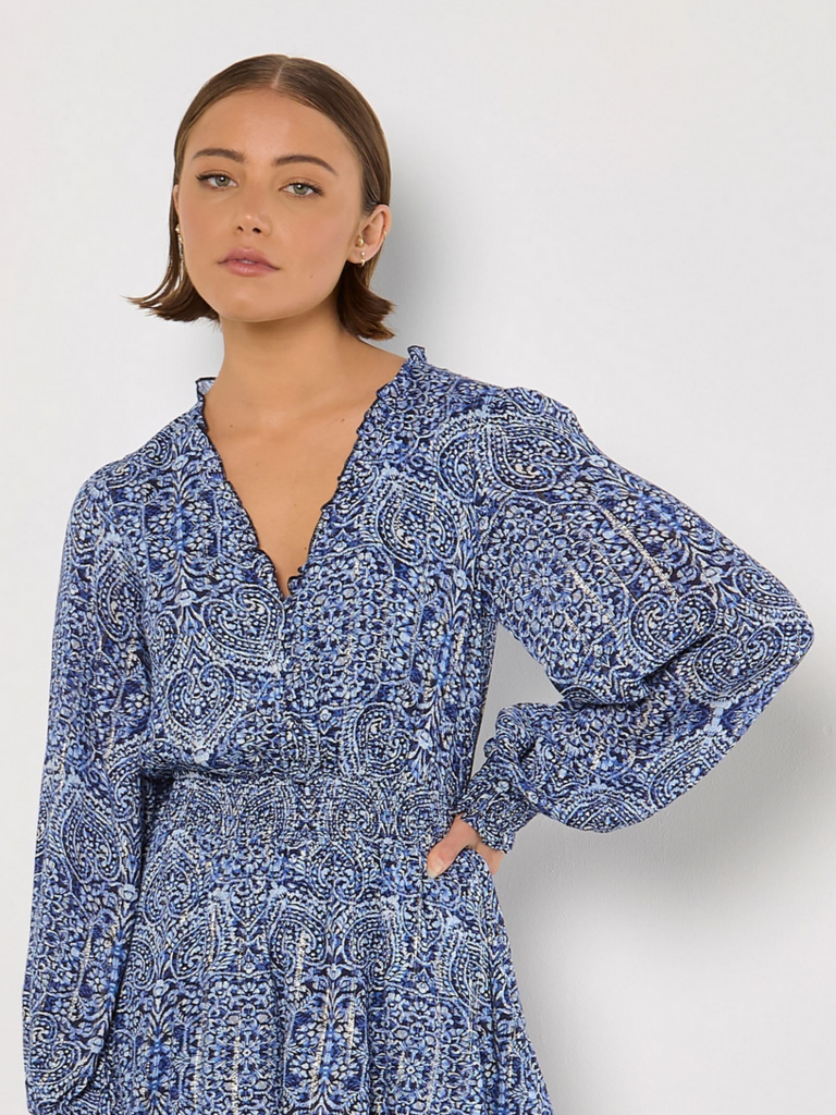 Apricot Metallic Blue Mini