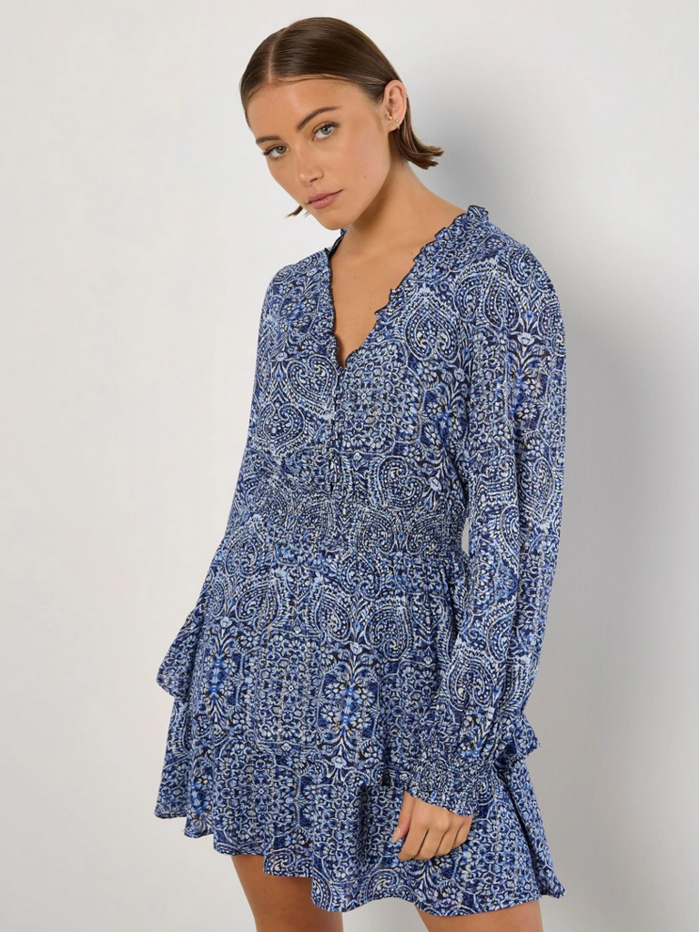 Apricot Metallic Blue Mini