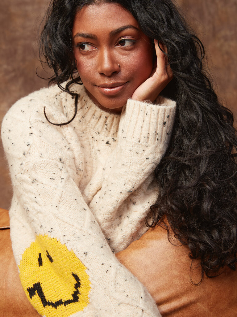 RD Style Smile Speckled Sweater