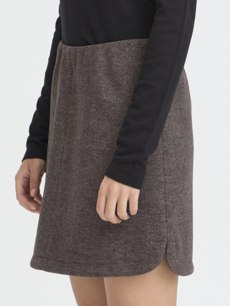 ICHI Dark Grey Mini Skirt