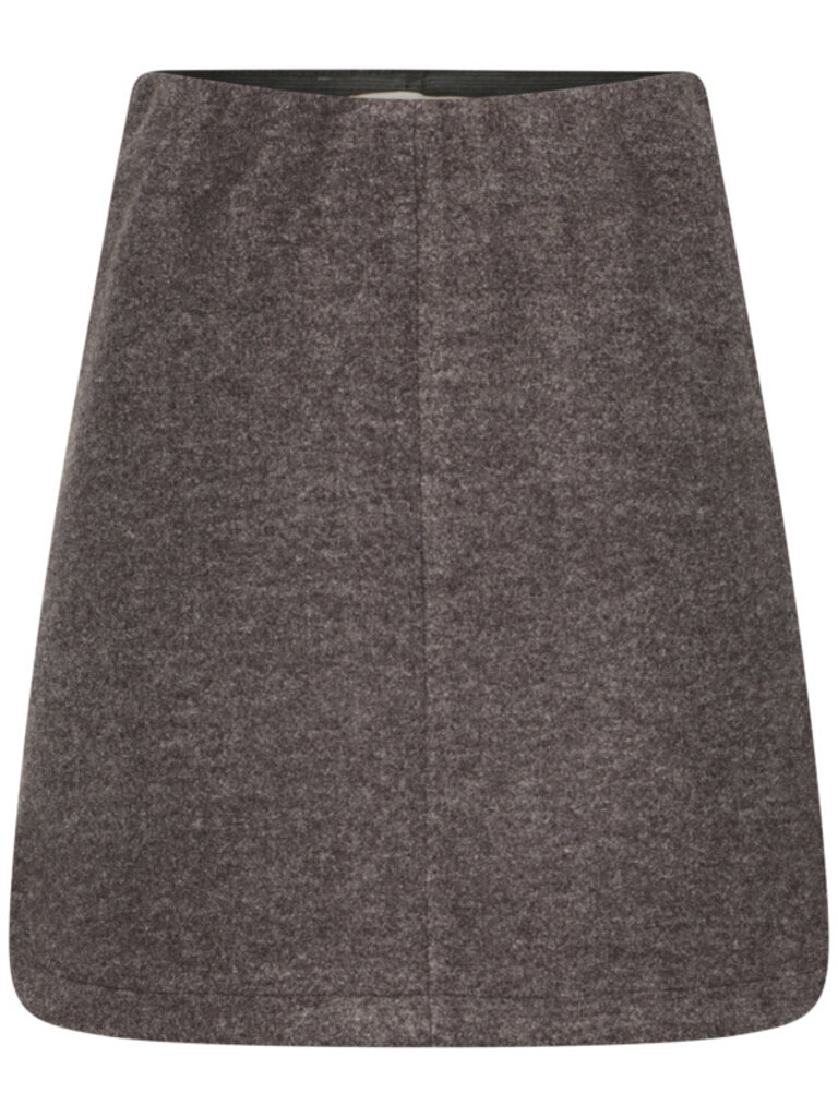 ICHI Dark Grey Mini Skirt