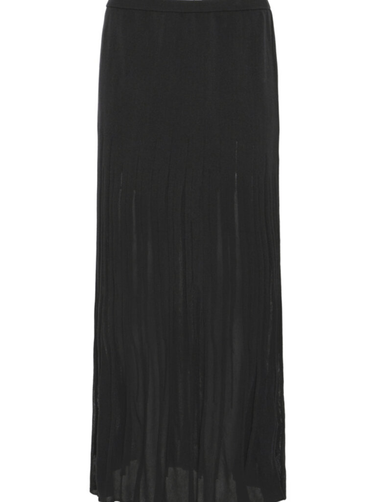 ICHI Knitted Midi Skirt