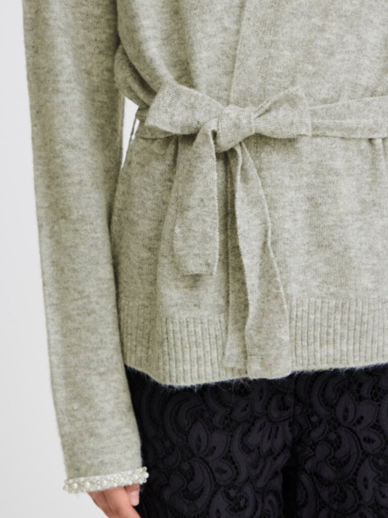 ICHI Wrap Grey Knit