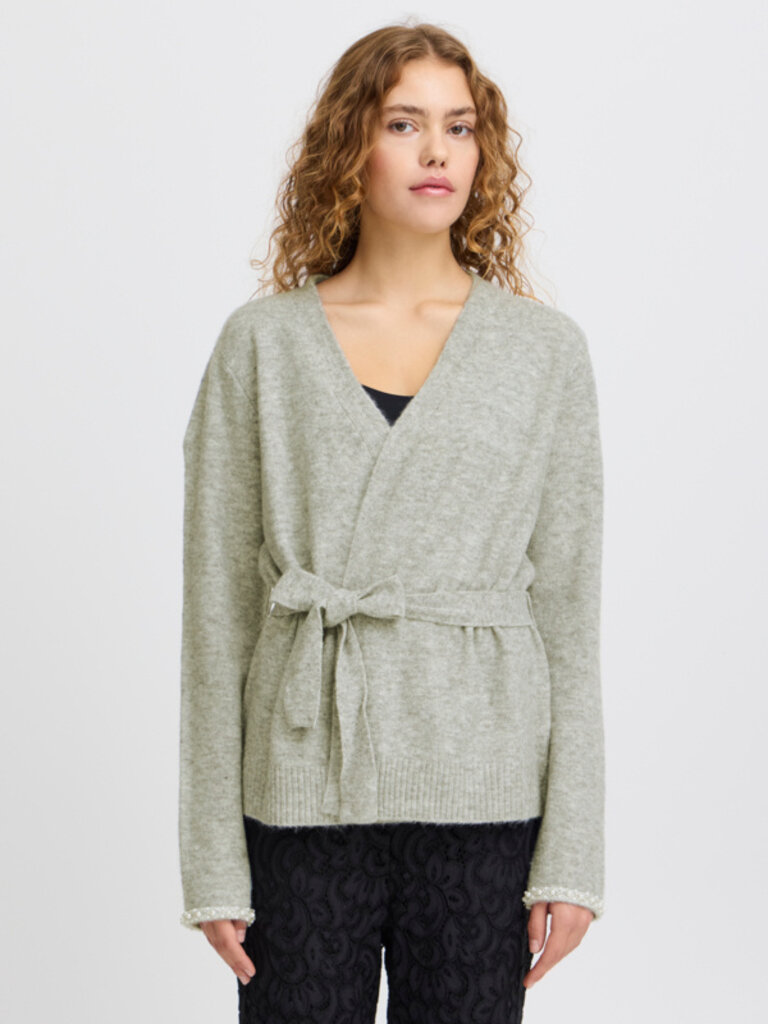 ICHI Wrap Grey Knit
