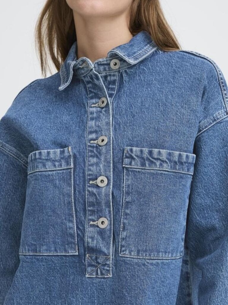 ICHI Lainey Denim Dress