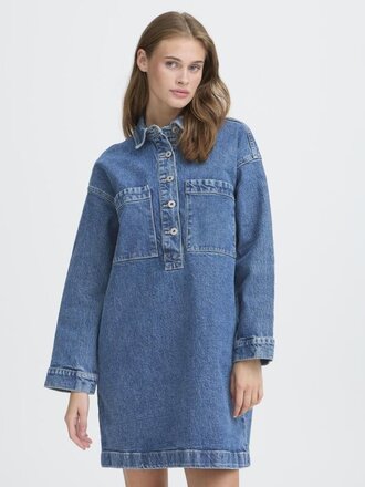 ICHI Lainey Denim Dress