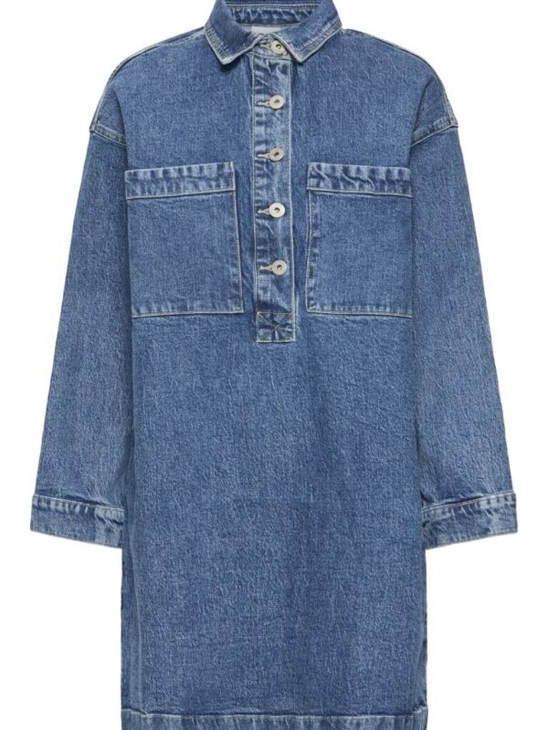 ICHI Lainey Denim Dress