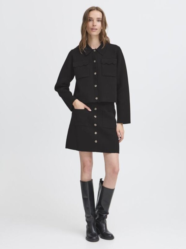 ICHI Knit Mini Skirt