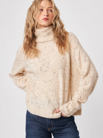 John & Jenn Almond Speckled Knit