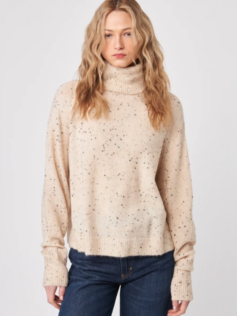 John & Jenn Almond Speckled Knit