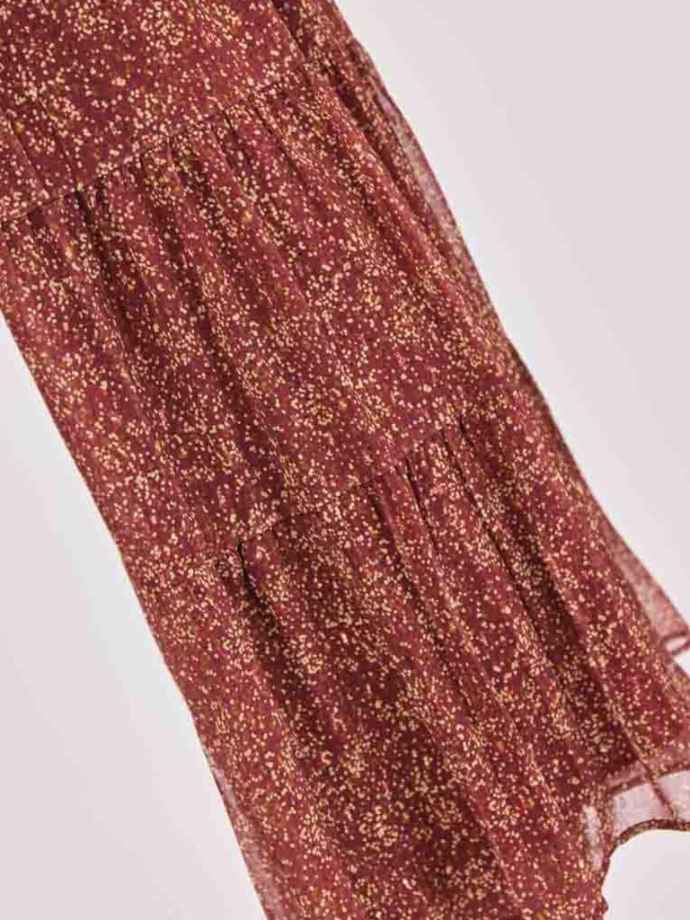 Sadie & Sage Burgundy Pebble Maxi