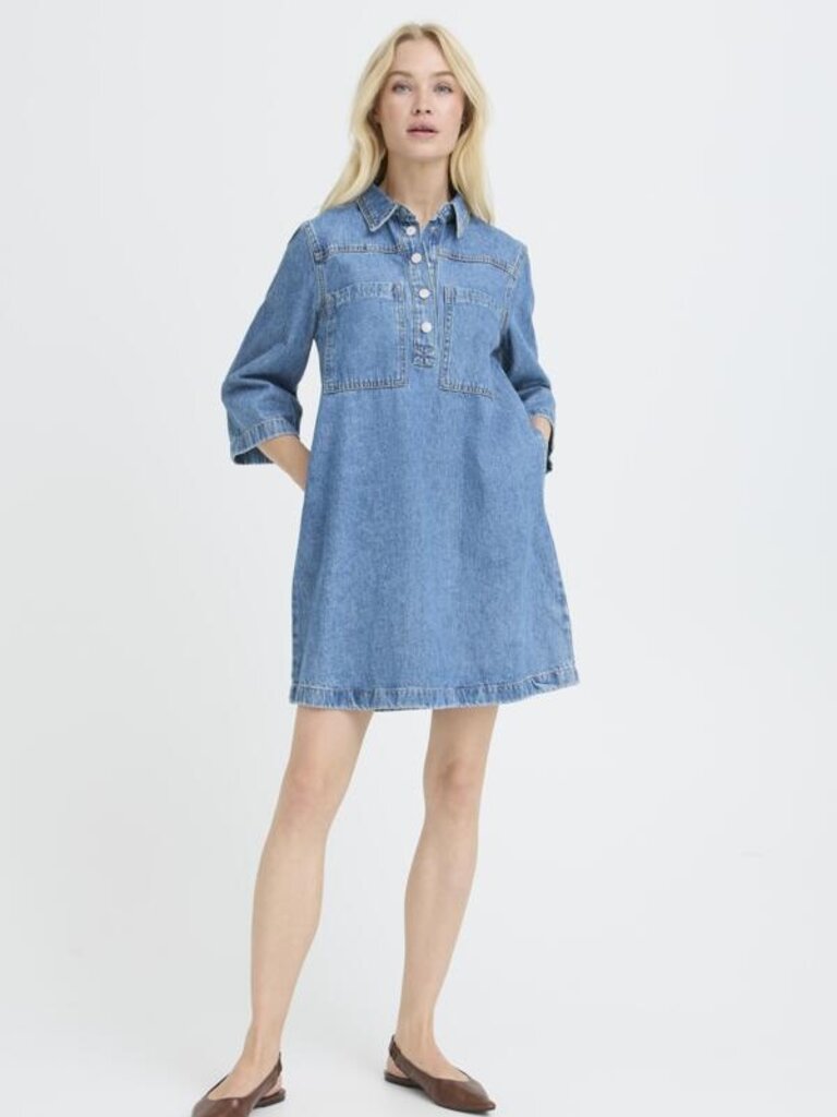 B. Young Kacey Relaxed Denim Dress