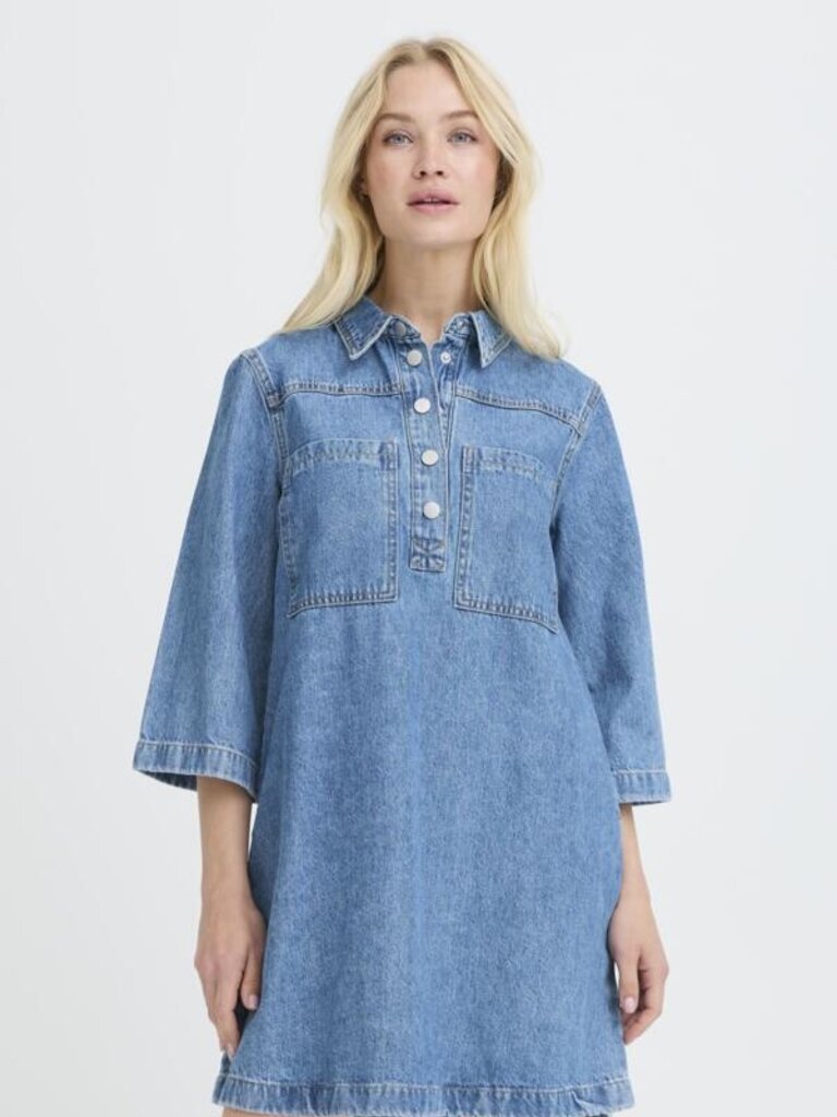 B. Young Kacey Relaxed Denim Dress