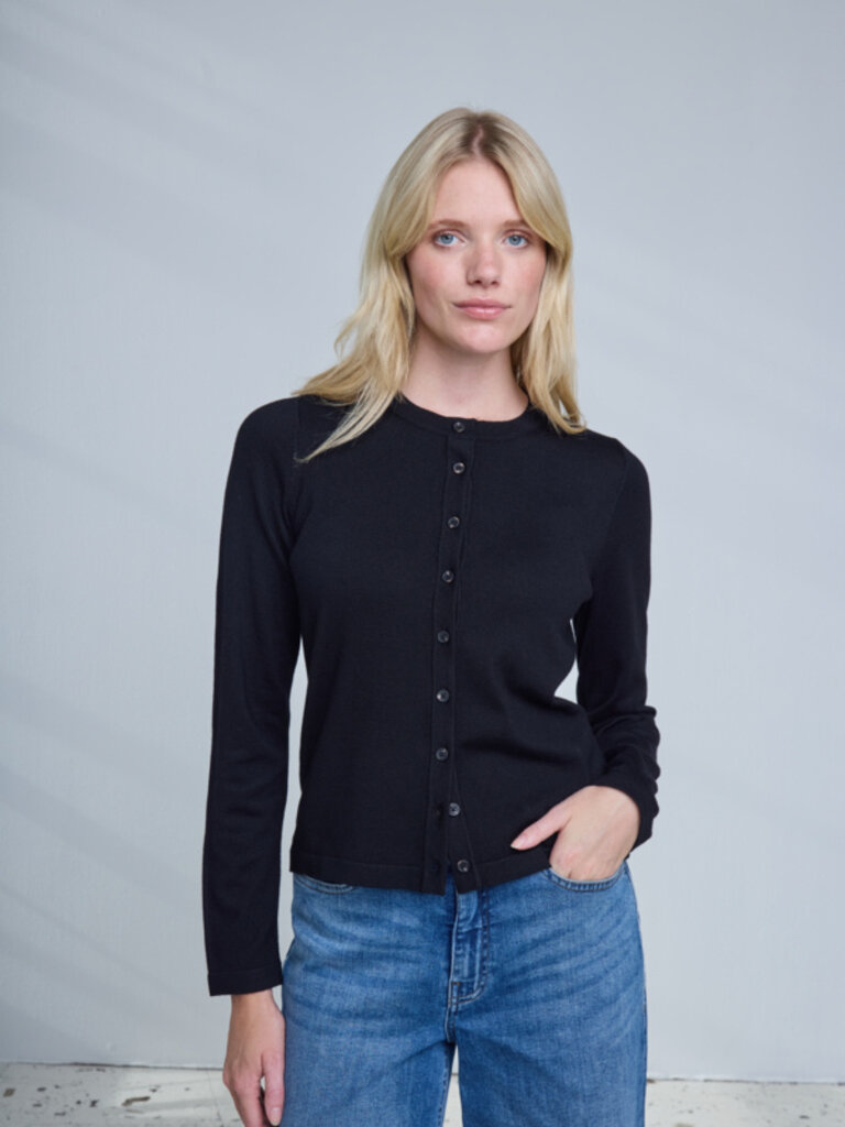 ICHI Soft Black Cardi