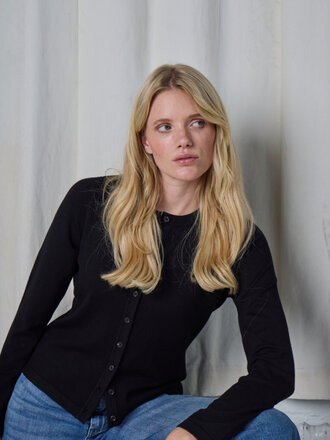 ICHI Soft Black Cardi