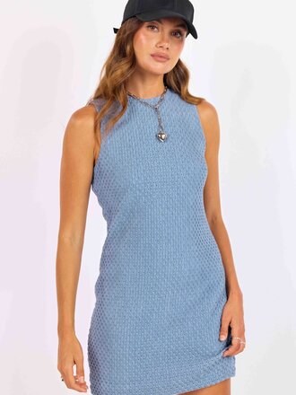 Sage The Label Dusty Blue Textured Mini