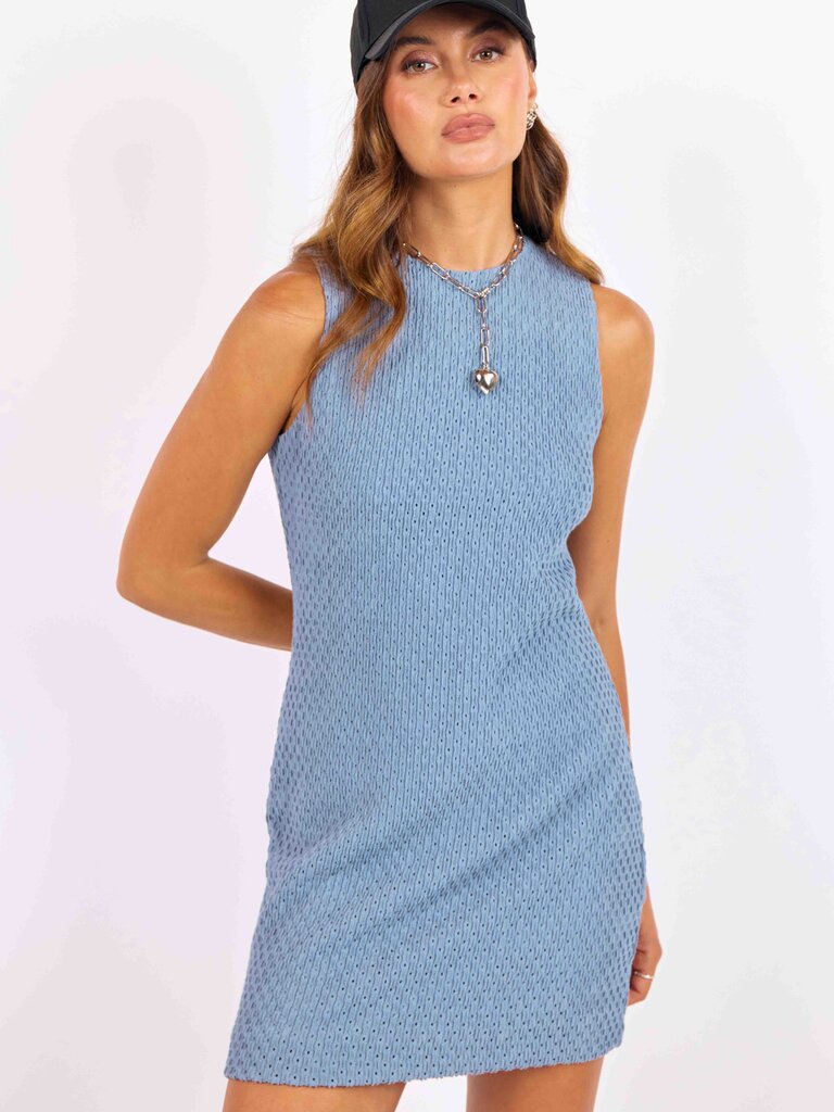 Sage The Label Dusty Blue Textured Mini