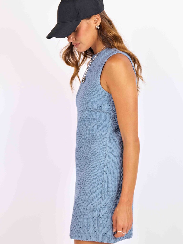 Sage The Label Dusty Blue Textured Mini