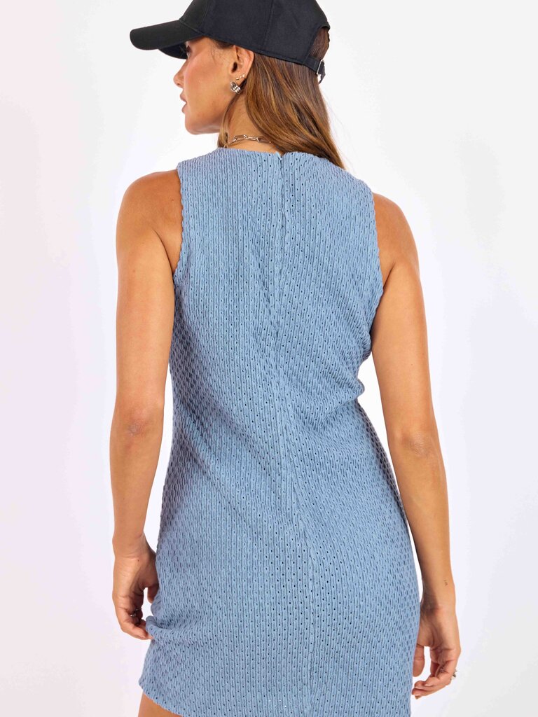 Sage The Label Dusty Blue Textured Mini