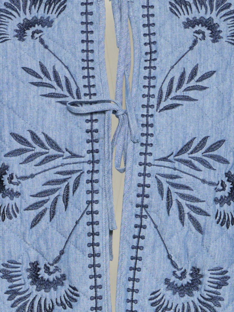 B. Young Quilted Chambray Jacket