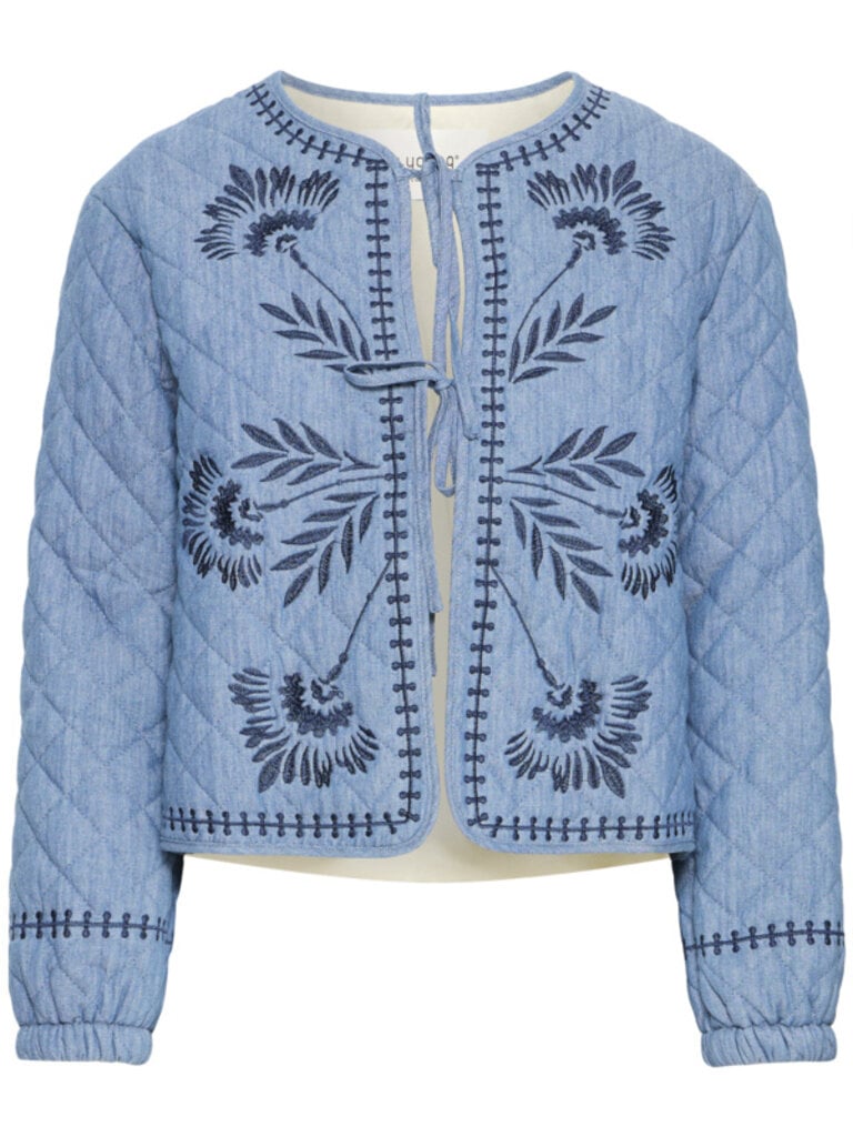 B. Young Quilted Chambray Jacket