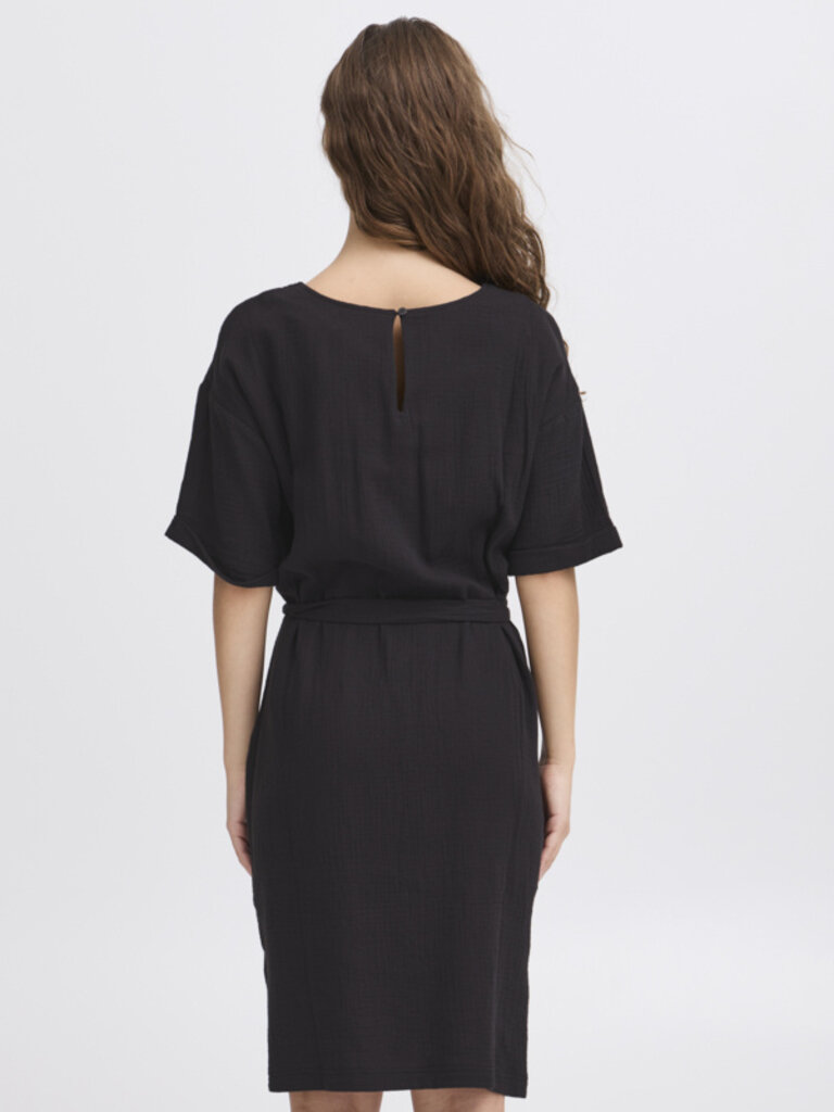 ICHI Crinkle Tunic Dress