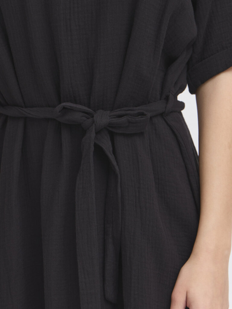 ICHI Crinkle Tunic Dress