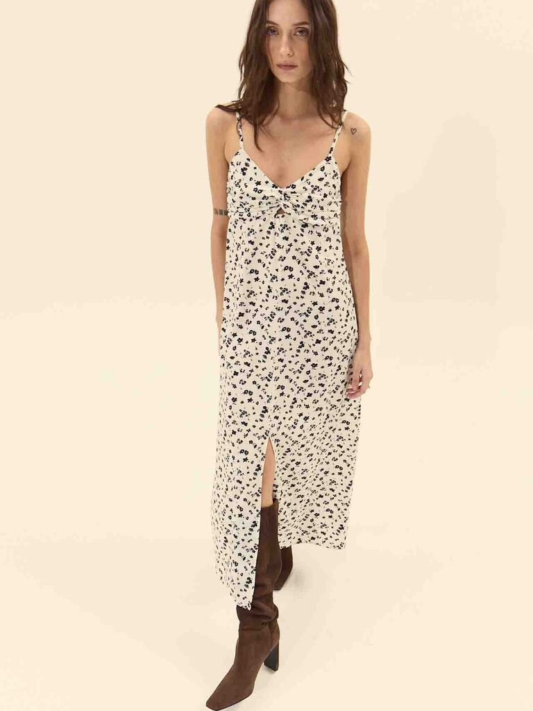 Deluc Cream Based Floral Dress