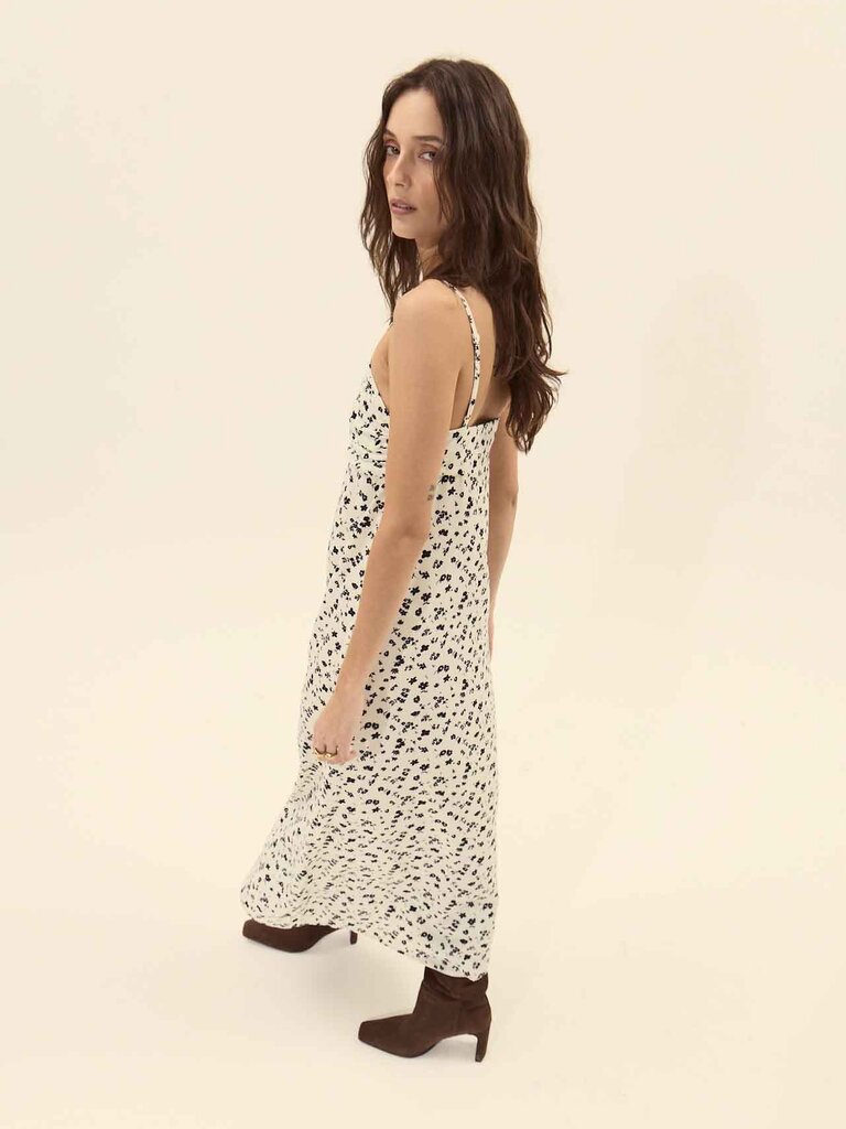 Deluc Cream Based Floral Dress