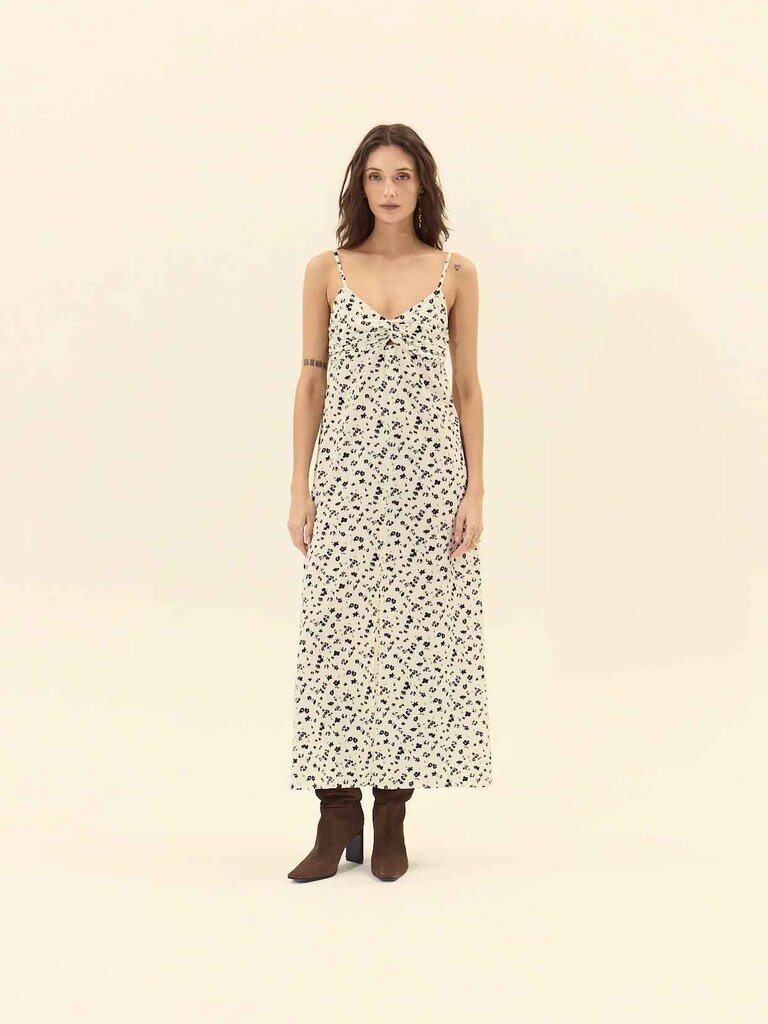 Deluc Cream Based Floral Dress