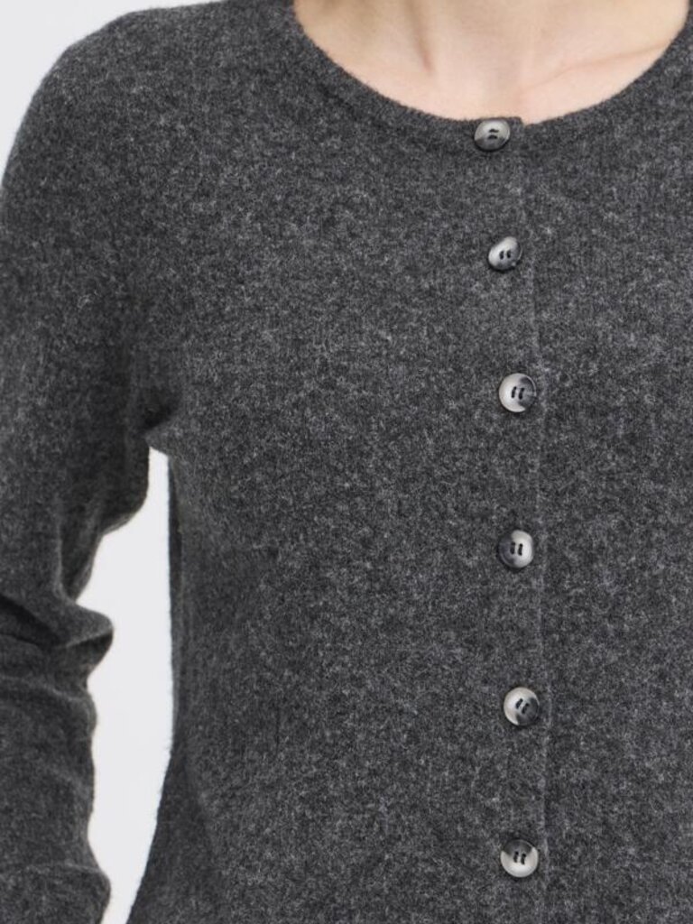 Fransa Charcoal Cardigan