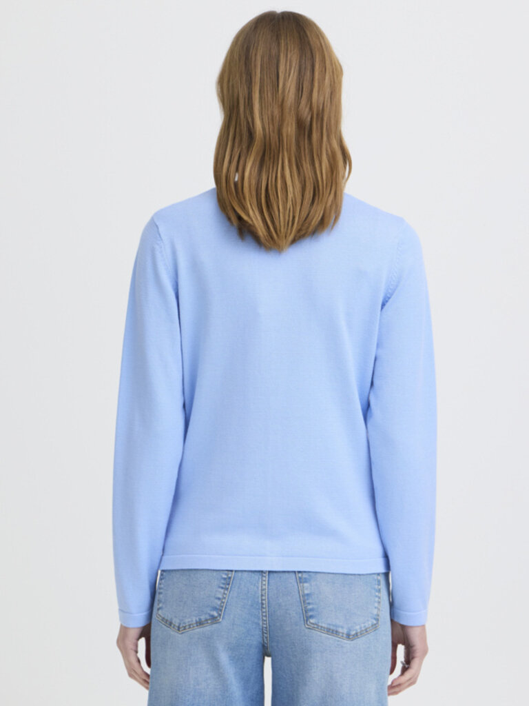 ICHI Belair Blue Cardigan