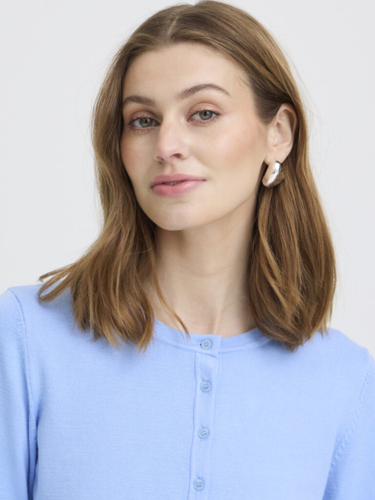 ICHI Belair Blue Cardigan