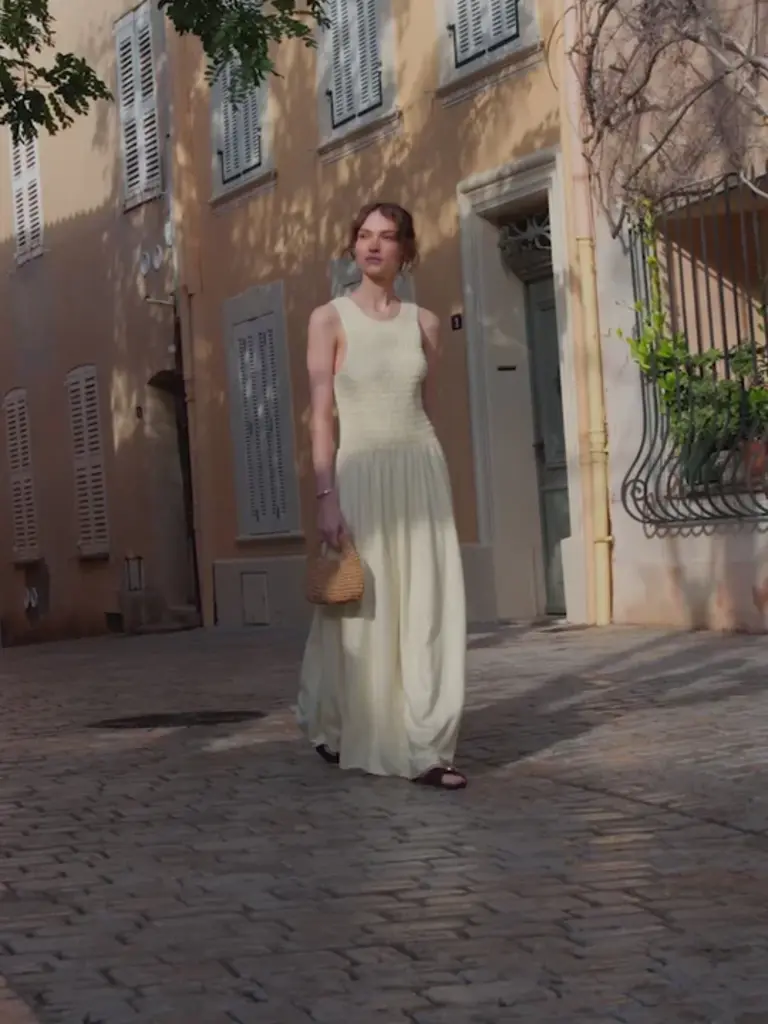 Z Supply Soft Yellow Maxi Dress