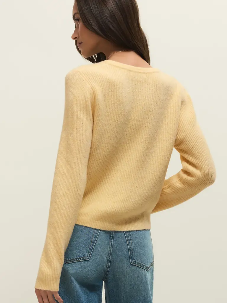 Z Supply Soft Yellow Cardigan