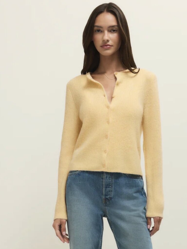 Z Supply Soft Yellow Cardigan