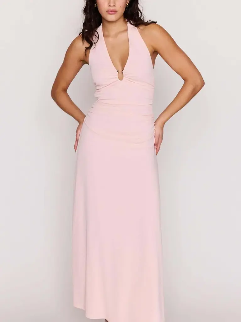 Mink Pink Light Pink Halter Dress