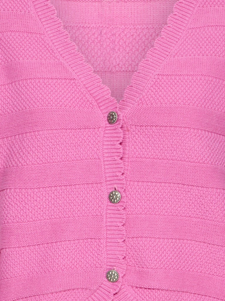 B. Young Bright Pink Cardi