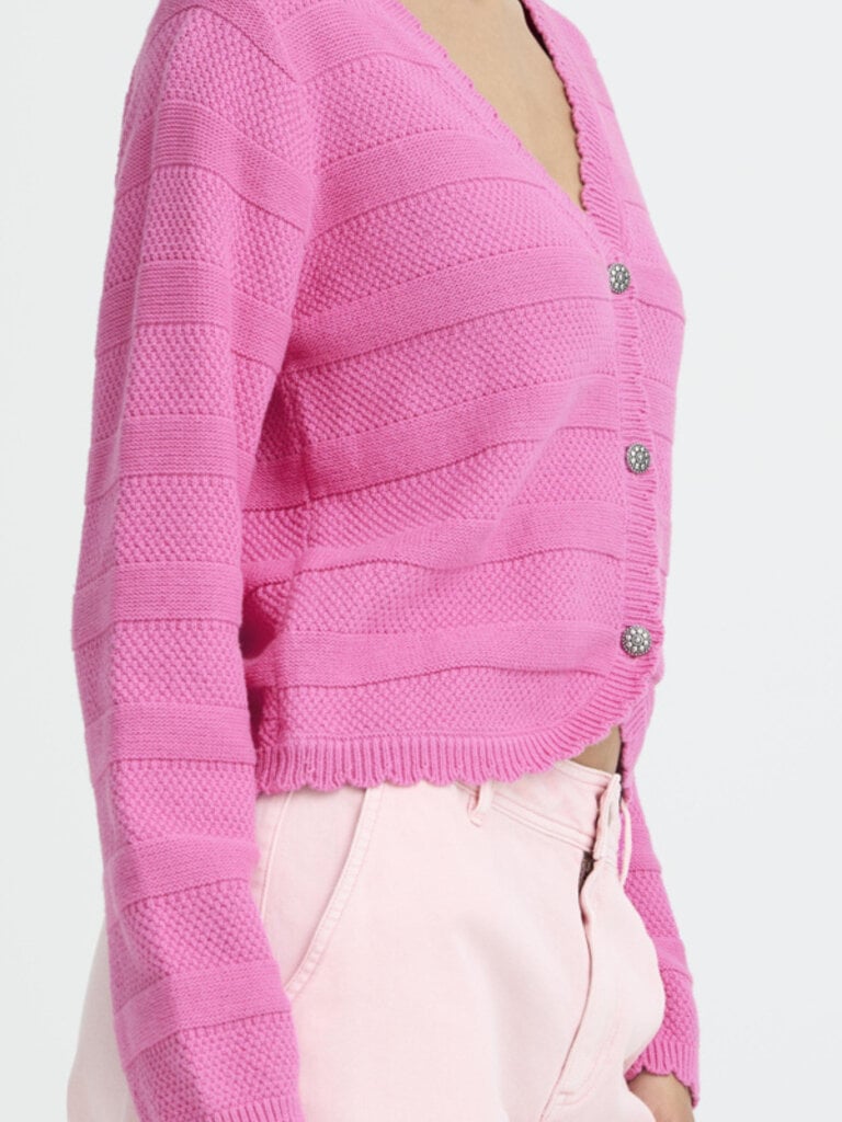 B. Young Bright Pink Cardi