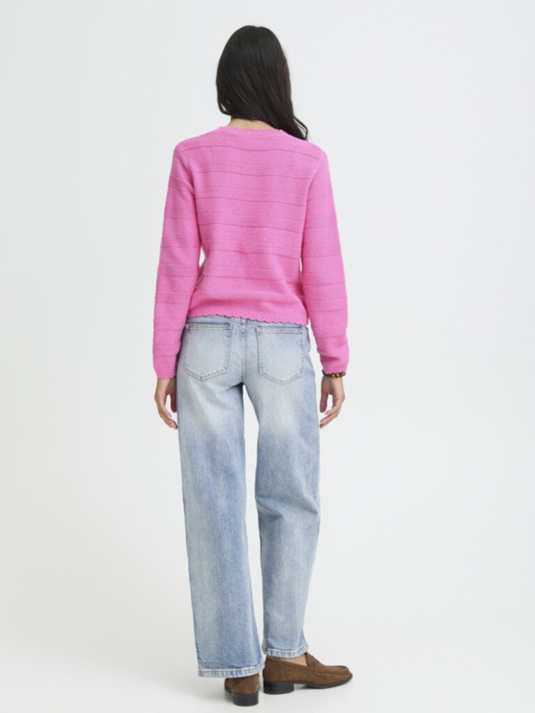 B. Young Bright Pink Cardi