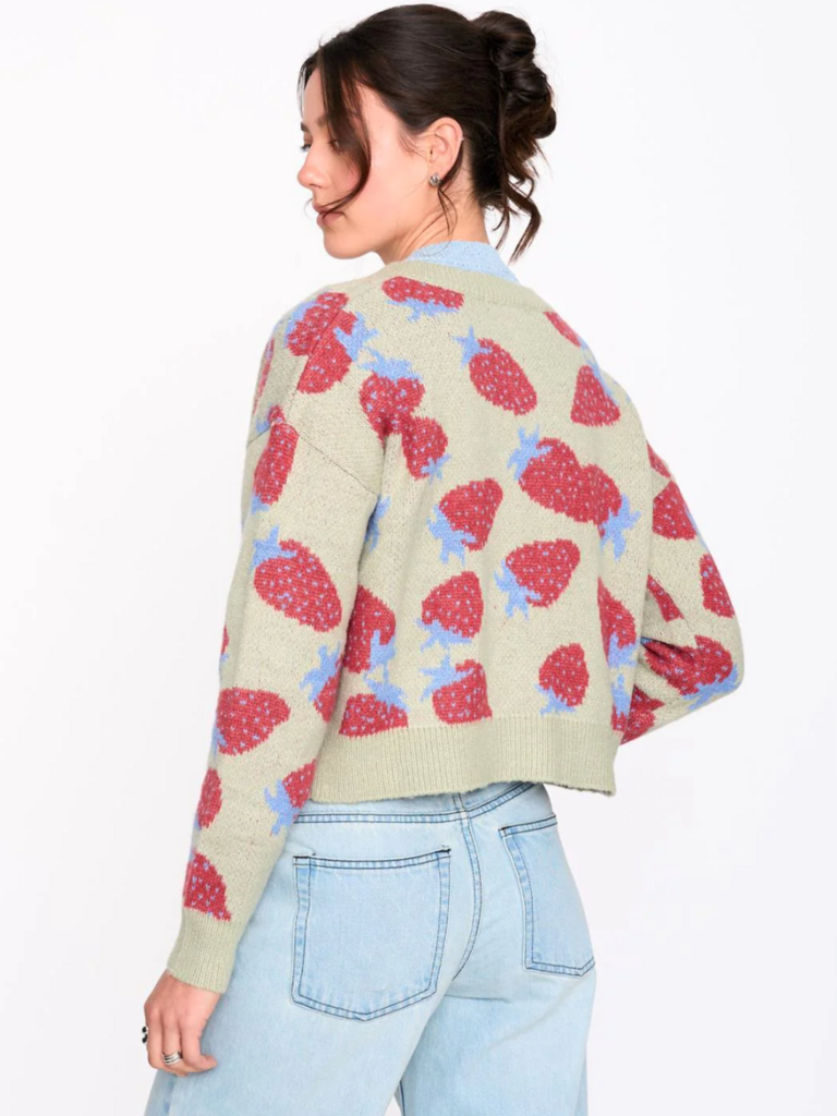 24 Colours Strawberry Cardigan