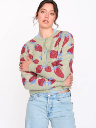 24 Colours Strawberry Cardigan