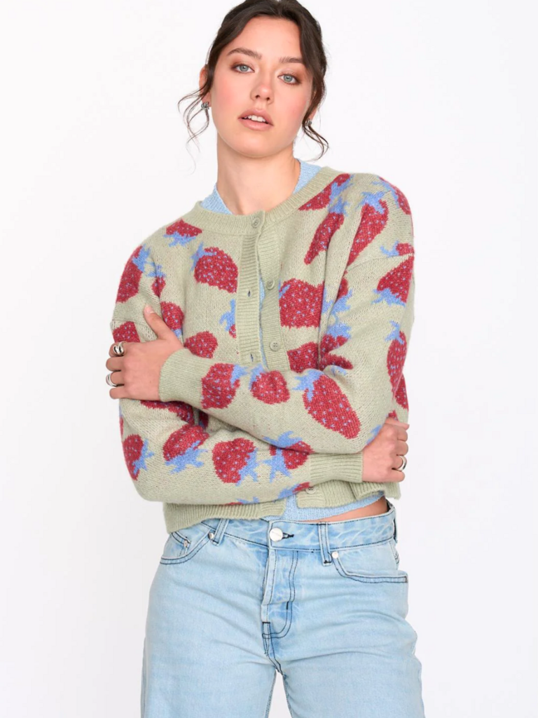 24 Colours Strawberry Cardigan