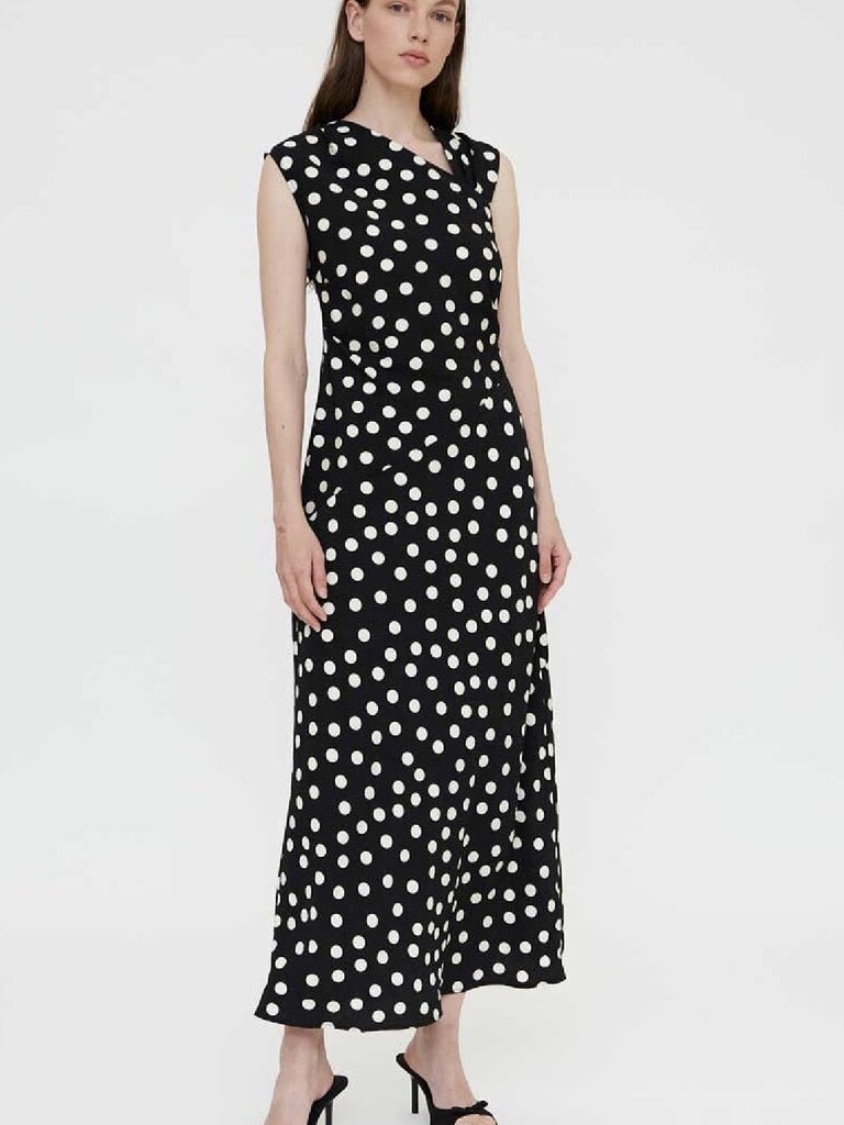 Wild Pony Polka Dot Black Maxi