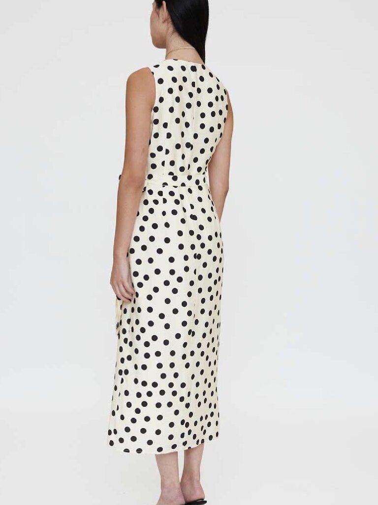 Wild Pony Creamy Polka Dot Wrap Dress
